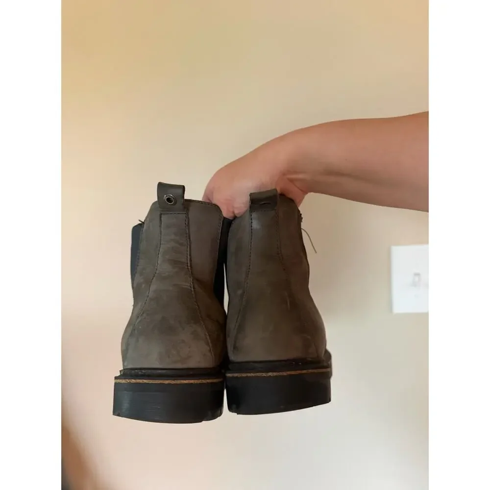 Birkenstock graphite nubuck size 43/ 10 mens chelsea boots